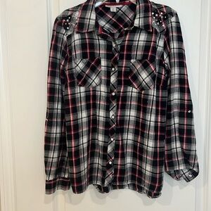 Flannel embellished